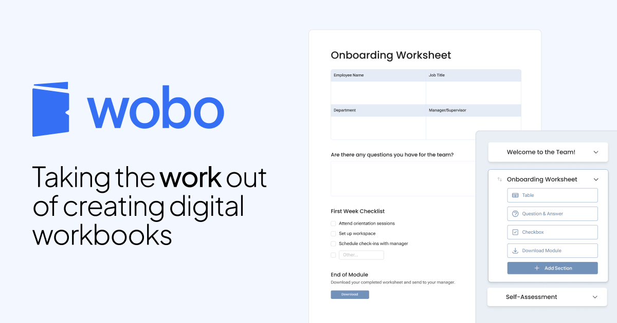 How to create a digital workbook